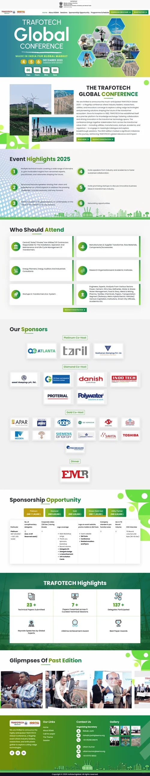 Trafotech Global Conference website