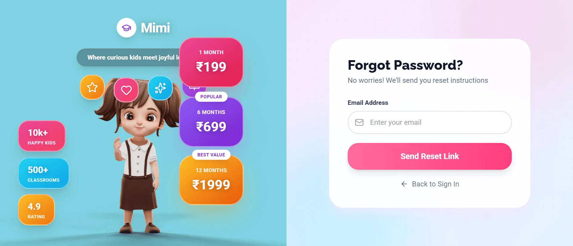 Mimi interactive learning platform