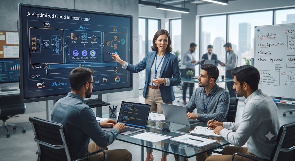 Which AI consulting services should be taken for cloud infrastructure setup?