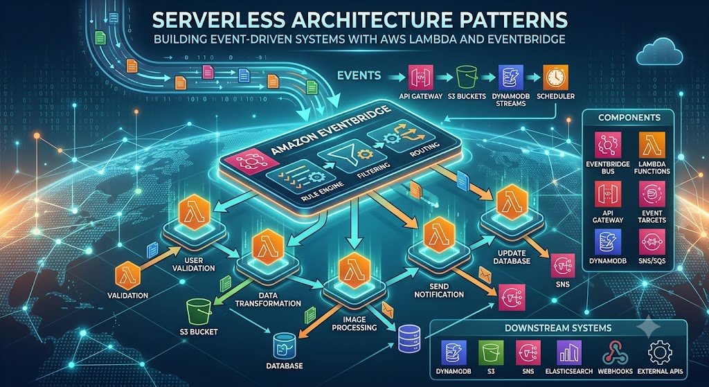 Serverless Architecture Patterns: Building Event-Driven Systems with AWS Lambda and EventBridge