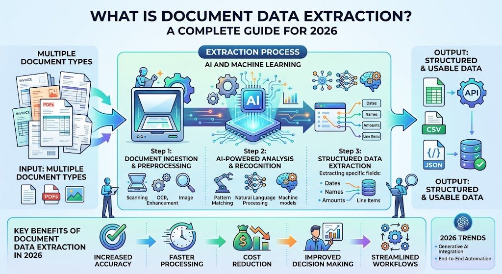 What Is Document Data Extraction? A Complete Guide for 2026