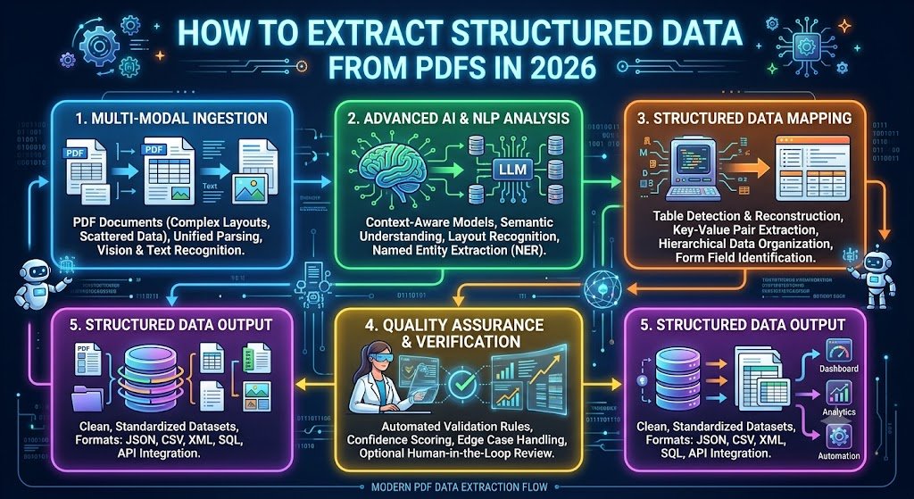 How to Extract Structured Data From PDFs in 2026