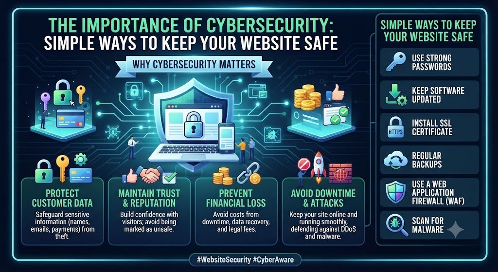 The Importance of Cybersecurity: Simple Ways to Keep Your Website Safe