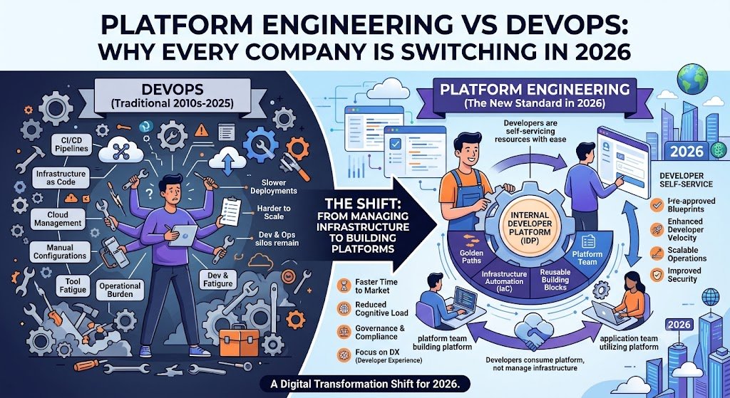 Platform Engineering vs DevOps: Why Every Company Is Switching in 2026