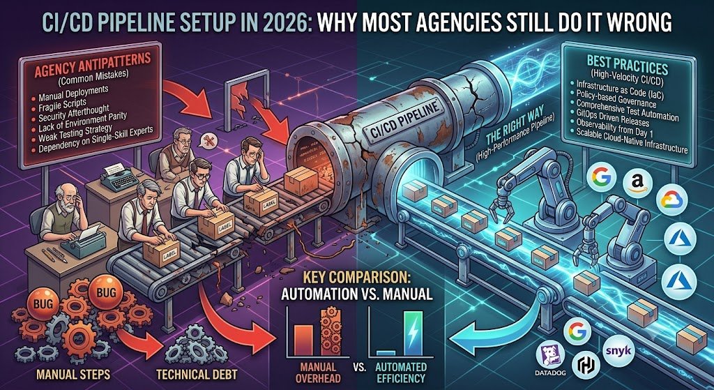 CI/CD Pipeline Setup in 2026: Why Most Agencies Still Do It Wrong