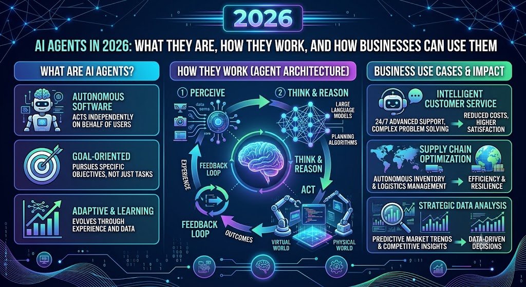 AI Agents in 2026: What They Are, How They Work, and How Businesses Can Use Them
