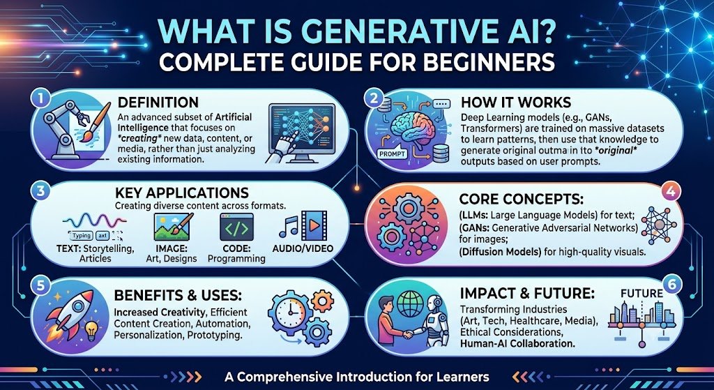 What Is Generative AI? Complete Guide for Beginners