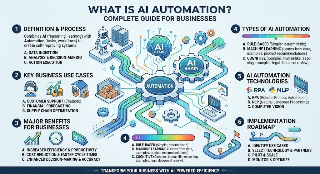 What Is AI Automation? Complete Guide for Businesses