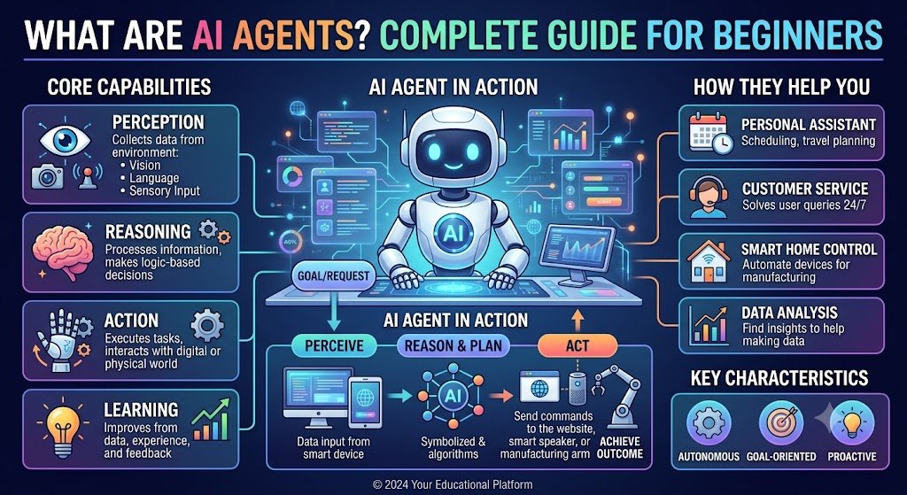 What Are AI Agents? Complete Guide for Beginners