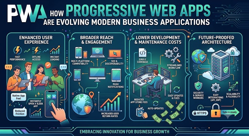 How Progressive Web Apps Are Evolving Modern Business Applications