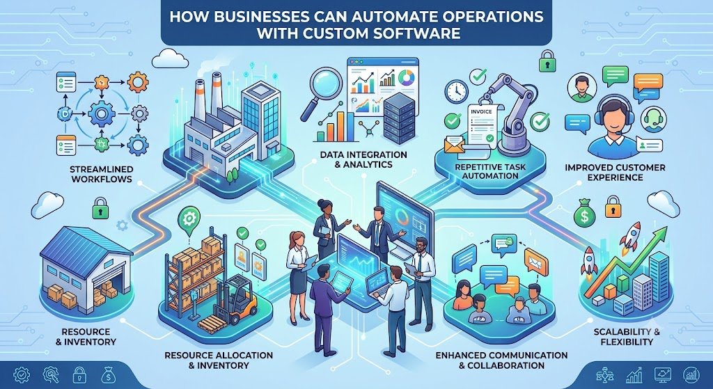 How Businesses Can Automate Their Operations With Custom Software