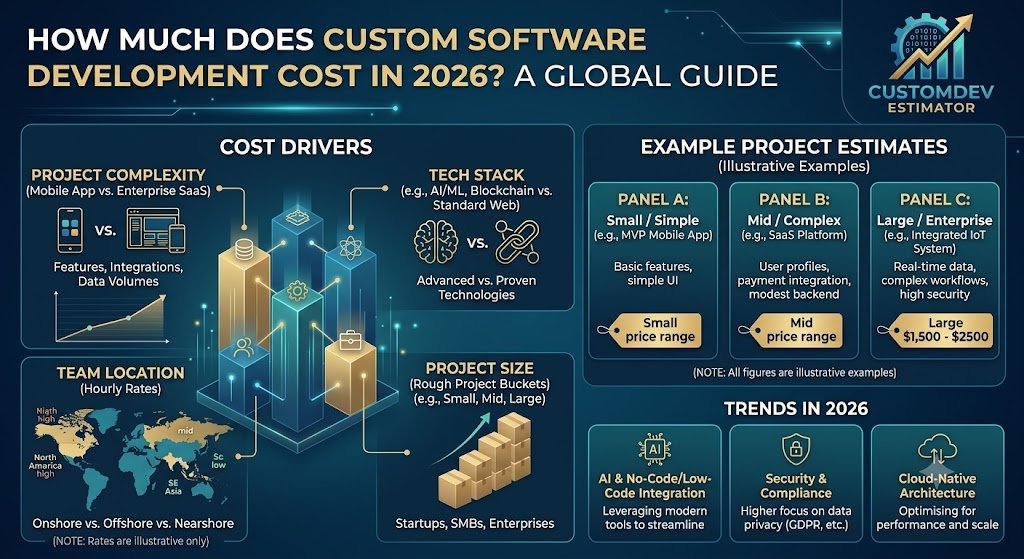 How Much Does Custom Software Development Cost in 2026?