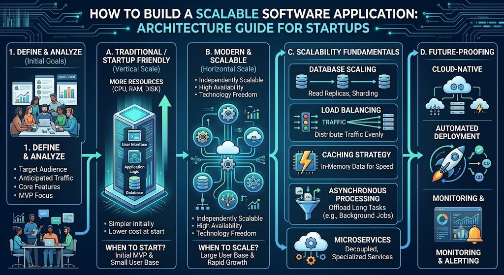 How to Build a Scalable Software Application: Architecture Guide for Startups