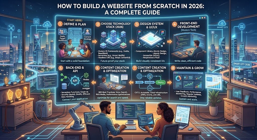 How to Build a Website from Scratch in 2026: A Complete Guide