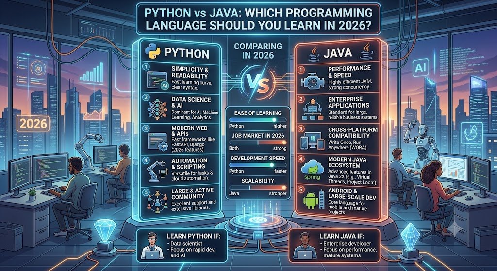 Python vs Java: Which Programming Language Should You Learn in 2026?