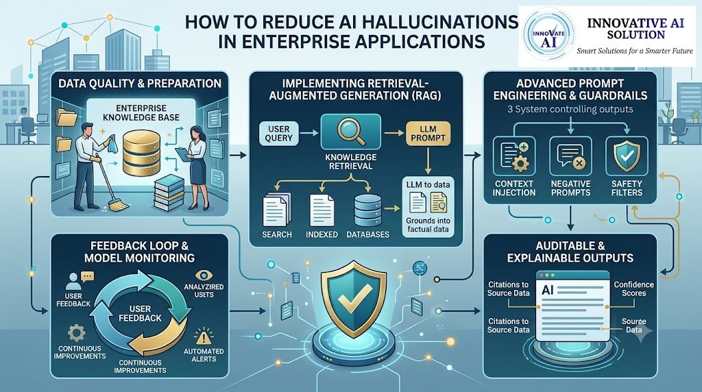 How to Reduce AI Hallucinations in Enterprise Applications
