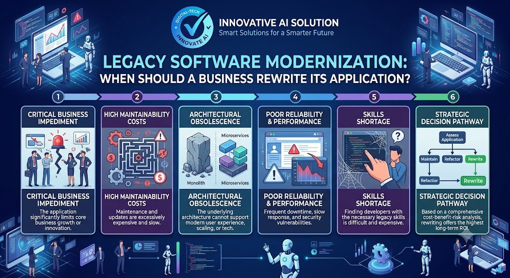 Legacy Software Modernization: When Should a Business Rewrite Its Application?
