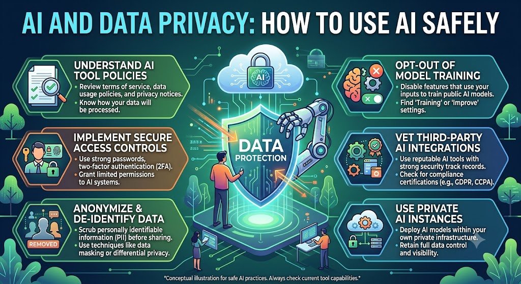 AI and Data Privacy: How to Use AI Safely
