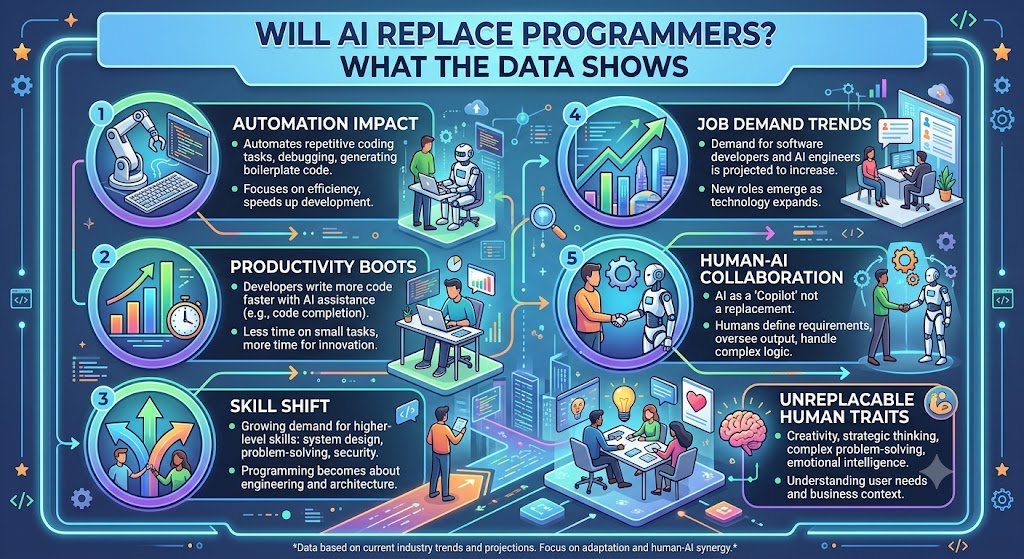 Will AI Replace Programmers? What the Data Shows