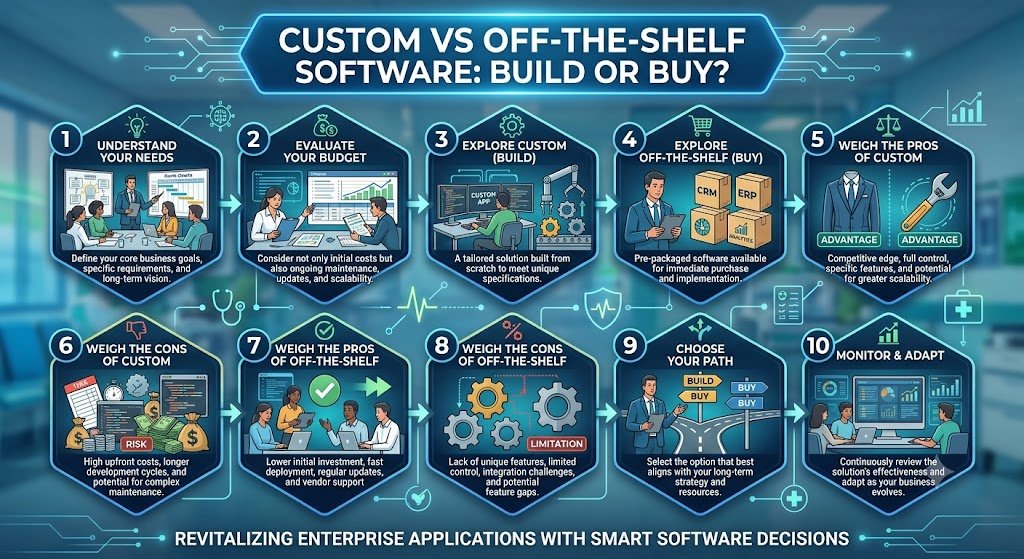Custom vs Off-the-Shelf Software: Build or Buy?