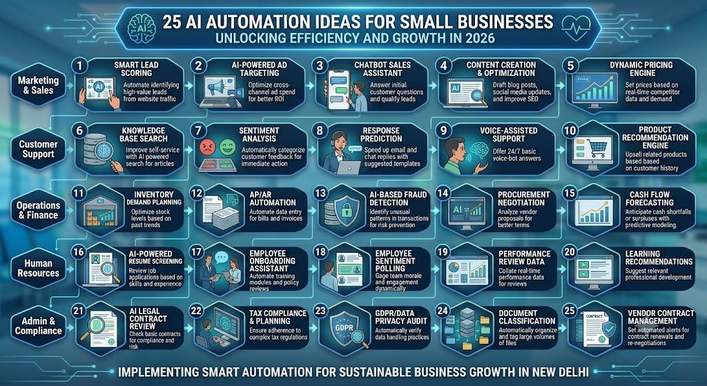 25 AI Automation Ideas for Small Businesses