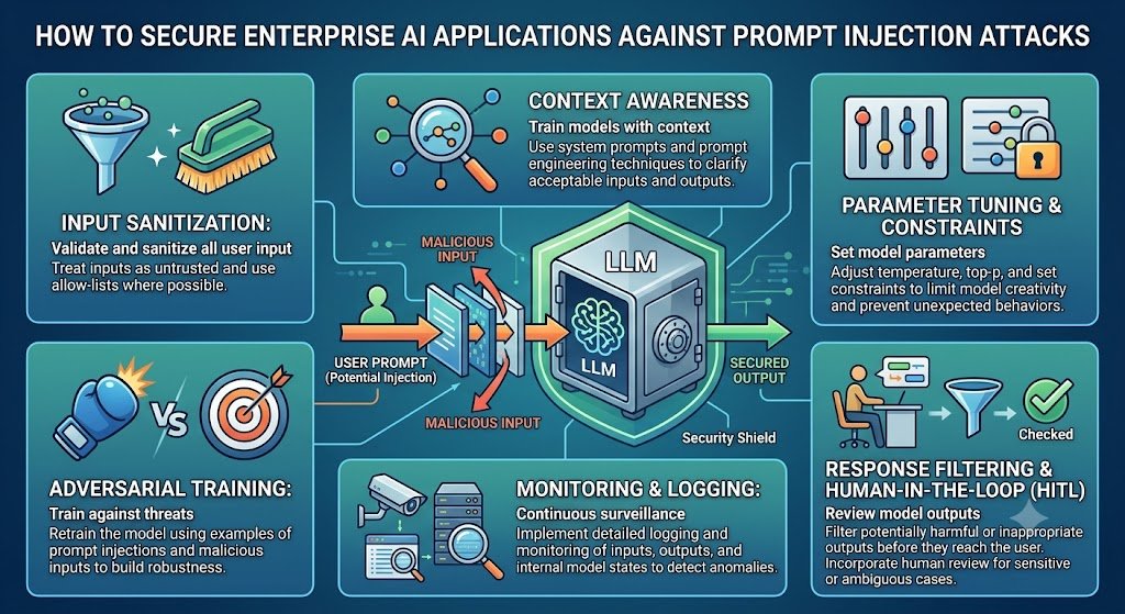 How to Secure Enterprise AI Applications Against Prompt Injection Attacks