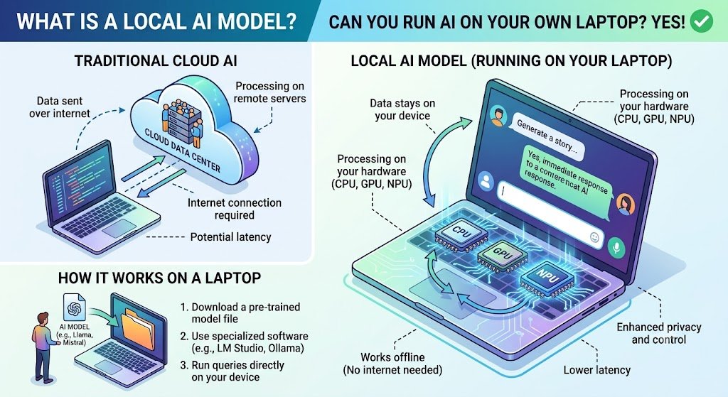 What Is a Local AI Model? Can You Run AI on Your Own Laptop?
