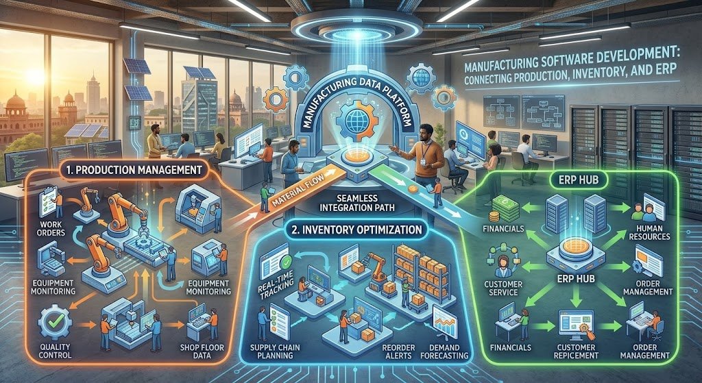 Manufacturing Software Development: Connecting Production, Inventory and ERP