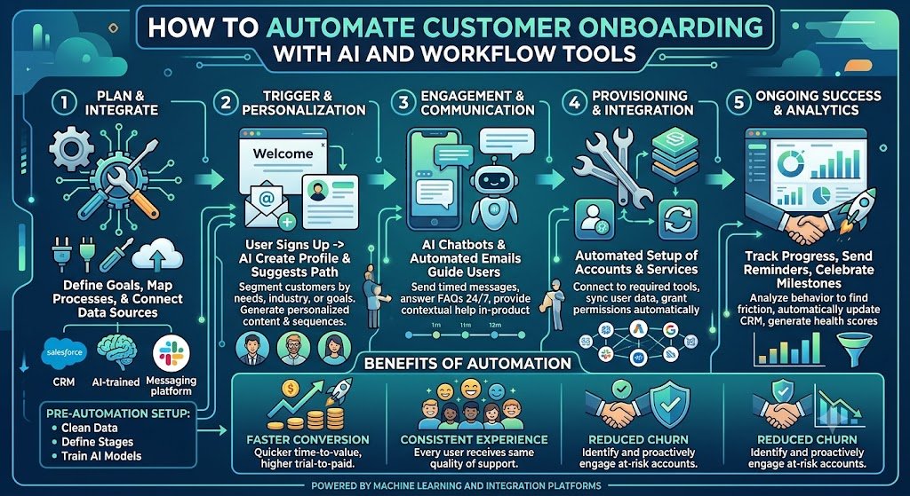 How to Automate Customer Onboarding With AI and Workflow Tools
