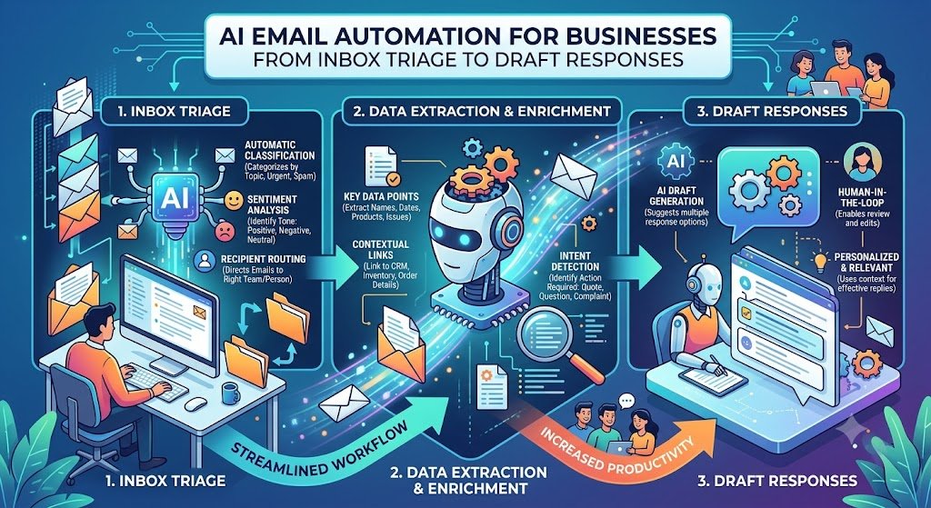 AI Email Automation for Businesses: From Inbox Triage to Draft Responses