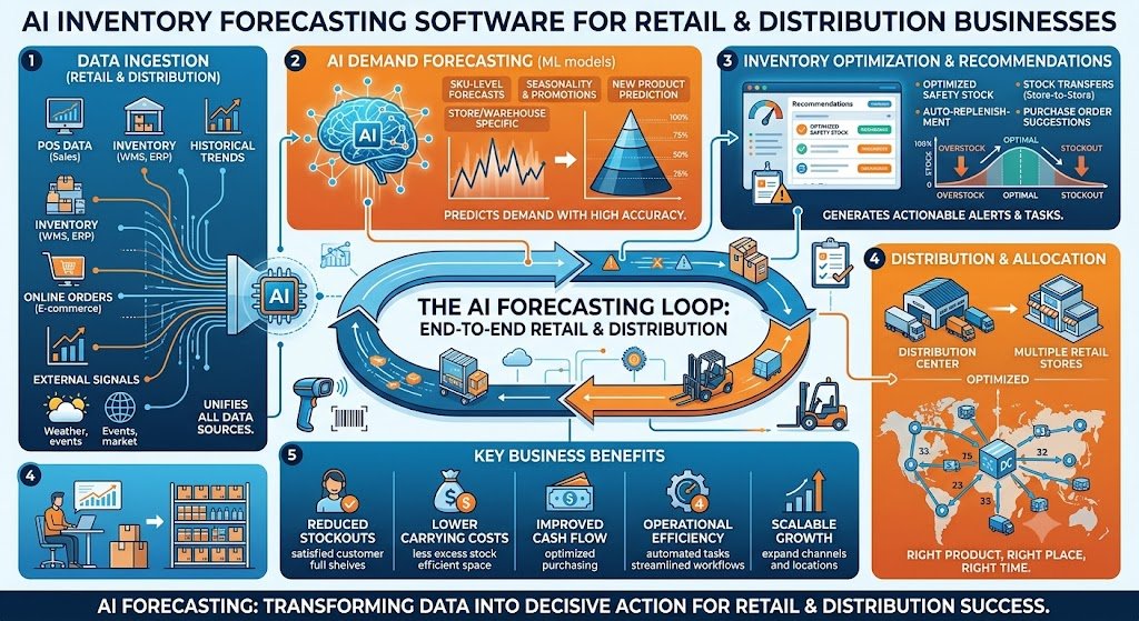AI Inventory Forecasting Software for Retail and Distribution Businesses
