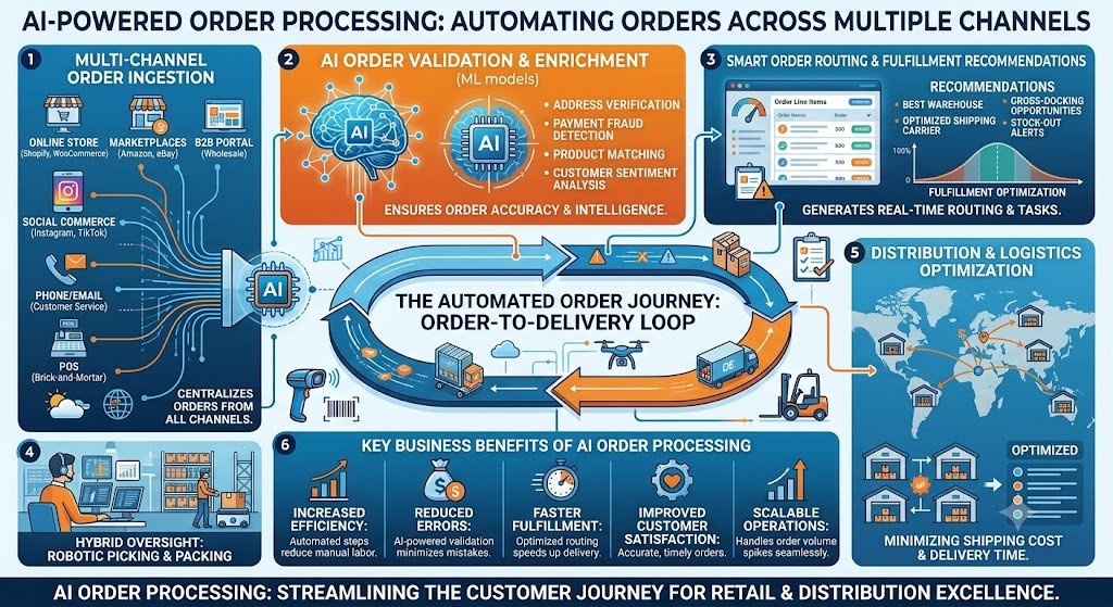 AI-Powered Order Processing: Automating Orders Across Multiple Channels